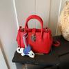 Bolsa Kelly Grande Capacidade Retrô Feminina 2025 Nova Moda Primavera Casual Casual para o Dia a Dia Bolsa Transversal Portátil