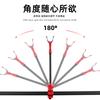 Multifuncional universal posicionamento da bateria traseira pendurado antiderrapante Rod pendurado antiderrapante Rod rack suporte de pesca acessórios da antena da bateria