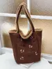 Bolsa Tote Casual de Diseño de Nicho Nuevo Otoño 2025 Bolso de Mano Casual Moda Textura Retro Bolso de Hombro para Mujer