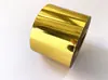 Embalagem de Folha para Hot Stamping Dourada e Prateada Material de Embalagem Folha para Hot Stamping Transferência Térmica Dourado Fosco Vermelho Preto Branco Alumínio Eletroquímico Hot Stamping Couro