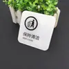 Placa de Banheiro em Acrílico, Placas de Banheiro Masculino e Feminino, Proibido Fumar, Cuidado Degraus Escorregadios, Feche a Porta