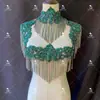 Abalorio de Pedrería con Borlas para Joyería, Vestido, Vestido de Novia, Accesorios de Diamante, Accesorios de Piel, Ropa de Espectáculo, Ropa de Baile, Accesorios