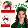 Festa de Natal 2027 Faixa de Cabeça Digital Adorno de Cabeça Contagem Regressiva de Ano Novo Adereços de Foto Decoração de Festa de Ano Novo Faixa de Cabeça de Estrela