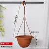 Maceta de Plástico Engrosada con Ganchos para Colgar en el Balcón, Adecuada para Cultivar Plantas Verdes como Potos y Orquídeas Colgantes