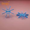 80102A Azul 80 Roda Aberta Universal Roda Aberta Regular Roda Aberta Tecnologia Melhorada Peças de Pequena Produção Furo de 2mm