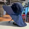 Sombrero de Pescador, Sombrero de Sol de Verano, Sombrero de Senderismo para Exteriores para Hombre, Sombrero de Pesca, Sombrero Todo en Uno con Protección Facial y para el Cuello, Sombrero de Sol de Ala Ancha
