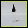 Aceitera de boca puntiaguda transparente 30ml frasco con tapa de punta para medicina líquida 30ml frasco de boca puntiaguda para aceite esencial Frasco de loción frasco de pasta frasco para pintura de arena