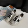 Zapatillas de estrella con lentejuelas plateadas para mujer, de suela gruesa, cómodas, de suela blanda, casuales, a la moda, de alta gama, con cordones, deportivas, zapatos con aspecto desgastado