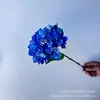 Nova simulação 54 peças de hortênsia hortênsia de primavera hortênsia de outono fileira de flores de casamento guia decoração de casa flores artificiais atacado