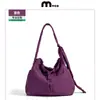 Bolsa de Cartero, Bolso de Hombro con Cordón de Gran Capacidad, Logo Personalizado, Bolso Cruzado Ligero, Color Sólido, Versátil, Bolso para el Trabajo y la Clase de Mujer