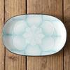 Prato de Peixe Oval Denier 12 polegadas Estilo Nórdico Cerâmica Esmaltada Louça Doméstica Prato Grande Prato para Peixe Cozido no Vapor