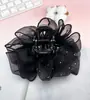 2024 nuevo clip para el cabello grande de gasa de burbujas, clip para el cabello, accesorios para el cabello, clip para el cabello, clip de tiburón para niños, parte posterior de la cabeza