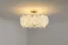 Lâmpada de Teto Moderna Francesa Simples de Luxo Leve de Vidro de Cristal para Quarto, Sala de Estudo Atmosférica, Sala de Jantar, Quarto Principal