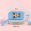 Bolsa de Silicona con Retrato Divertido de Nuevo Estilo Transfronteriza, Bolso Cruzado Impermeable, Bolso de Mano Portátil, Bolsa para Teléfono Móvil, Monedero para Llaves y Monedas, En Stock