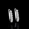 Pendientes de plata s925, pendientes de botón, pendientes de moissanita para mujer, geométricos, de exquisita calidad, comercio exterior transfronterizo.