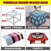 Mesa de comedor cuadrada plegable de acero inoxidable con un solo fuego para el hogar, mesa integrada con fuego para invierno de Hunan