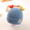 Outono e inverno chapéu de bebê quente chapéu infantil chapéu de bebê feminino fofo menino coreano princesa inverno chapéu de lã atacado