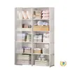 Armario sencillo habitación de alquiler dormitorio mesita de noche estante de almacenamiento hogar interior resistente duradero almacenamiento armario pequeño