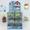 Ornamento Criativo de Insetos em Desenho Animado - Kit com 12 Peças, Figuras de Brinquedo Criativas em Formato de Animal Inspiradas na Natureza