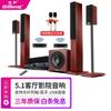 Qisheng D-16 Home Theater 5.1 Set Audio Combinação de Áudio Home Amplificador Subwoofer KTV Sala de Estar Elétrica