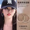 Pendientes de Perla de Plata S925 para Otoño e Invierno Lujo Ligero Gama Alta Moda Coreana Venta Caliente Accesorios para Pendientes Sentido de Diseño de Nicho Pendientes de Botón