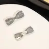 Nova Princesa Fugitiva Yk2 Flash Diamante Laço Strass Broche Popular Doce e Requintado Alfinete de Roupa Broche Decorativo