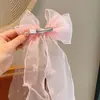 Accesorios para el Cabello de Malla con Lazo Coreano para Niños, Pinzas para el Cabello de Princesa, Pasadores Super Hada con Cinta para Coletas para Niñas