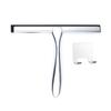 Limpiaparabrisas de Acero Inoxidable para Vidrio Limpiacristales Herramienta de Limpieza de Cristales Cepillo para Vidrio Baño Azulejo con Gancho Raspador de Vidrio