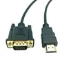 Venta Directa de Fábrica Cable Adaptador HDMI a VGA Cable de Alta Definición HDMI a VGA 1.8m Cable HDMI a VGA