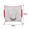 Red de Strike de Béisbol béisbol Interior Exterior Portátil Desmontable Red de Bateo Práctica de Lanzador Red de Softbol