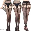 Conjunto de Liguero de Encaje Sexy para Mujer, Medias Sexys, Medias de Liguero sin Tentación con Calcetines, Talla Grande de Comercio Exterior