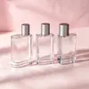 Ventas Directas de Fábrica de Botellas de Perfume de Vidrio en Stock, Botellas con Atomizador, Botellas de Relleno de Perfume de Alta Gama, Botellas de Vidrio de 30 ml, Botellas Transparentes Vacías