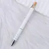 Caneta Esferográfica Ecológica Inovadora Tubo de Papel Madeira de Bambu Bola de Metal com Refil Retrátil, Caneta de Presente Promocional, Personalizável com Logo, Caneta de Metal Tubo de Alumínio