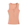 Atacado de roupas femininas transfronteiriças senso de design nicho malha canelada peça externa feminina regata curta feminina doce apimentada justa top interno