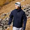 Chaqueta Softshell Estilo Kaijia para Hombres y Mujeres, Cortavientos, Impermeable, Sellada Térmicamente, Ropa de Montañismo Deportiva para Exteriores con Forro Polar