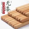 Chopsticks tradicionais chineses para casa, com ponta quadrada, especiais para restaurante, sem tinta, sem cera, de bambu, palitos velhos