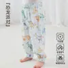 [Personalizado] Pantalones de Bebé, Pantalones de Dormir con Aire Acondicionado, Pantalones de Bebé con Protección Solar, Pantalones Anti-Mosquitos para Niños de Gasa de Algodón de Bambú Modal