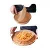 Fabricante de papel para freidora de aire Tazón de acrílico para frutas Bandeja de madera de acacia Tazón de frutas para sala de estar japonesa Cesta para vaporera Comida