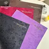 Papel de Regalo con Flor de Pensamiento de Siete Colores y Rosa Inglesa Flor Repujada Bronceada Materiales para Envoltura de Regalos Floristería Florales Hechos a Mano