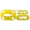Adecuado para Modelos Jeep Wrangler 18-24, Accesorios Decorativos para Marco de Luz de Lectura de ABS