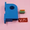 Caixa perfurada para transmissor de corrente, caixa de controle industrial para instrumentos com transformador, gabinete de distribuição de plástico para montagem em trilho.