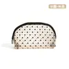 Bolsa de maquillaje portátil con forma de corazón de malla transparente transfronteriza, bolsa de aseo de viaje de gran capacidad, bolsa para lápiz labial de mujer, bolsa para retoques