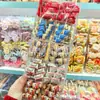 Novos Grampos de Cabelo Divertidos com Tema de Comida de Biscoito de Chocolate, Grampos de Franja Menina Peculiares, Grampos de Cabelo Criativos para Estudantes
