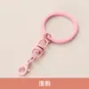 Chaveiro Colorido com Pintura de 30mm Pendurado Oito Caracteres Giratório Fecho Lagosta Doce Colorido Criativo DIY Acessórios de Joias Chaveiro