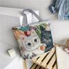 Comercio Exterior Estilo Étnico Retro Bolso Bandolera Bolsa de Lona Grande Bordada Compras Moda Bolso de Hombro para Mujer Nuevo Malasia y Tailandia Bolsa Tote
