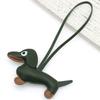Nuevo Llavero de Dibujos Animados Personalizado Colgante para Bolso Serie Miu Forma de Animal Dachshund Decoración Colgante para Bolso al por Mayor