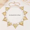 Accesorios de Moda Transfronterizos Europeos y Americanos, Nueva Cadena de Cintura de Metal con Forma de Corazón Elegante, Accesorio de Cinturón Versátil y Elegante