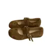 Sapatos femininos rasos estilo francês, bico fino, nova coleção outono 2025, sapatos Mary Jane retrô estilo bailarina, mocassins e sapatos estilo Birkenstock
