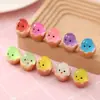 Huevo con cáscara rota huevo pequeño luminoso manualidades de resina DIY juguetes luminosos creativos adornos puesto de juguetes lote de juguetes