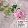 Tarjeta de pared roja con cascada de rosas rosas, simulación de flores, decoración para centro comercial, ritual de sentido